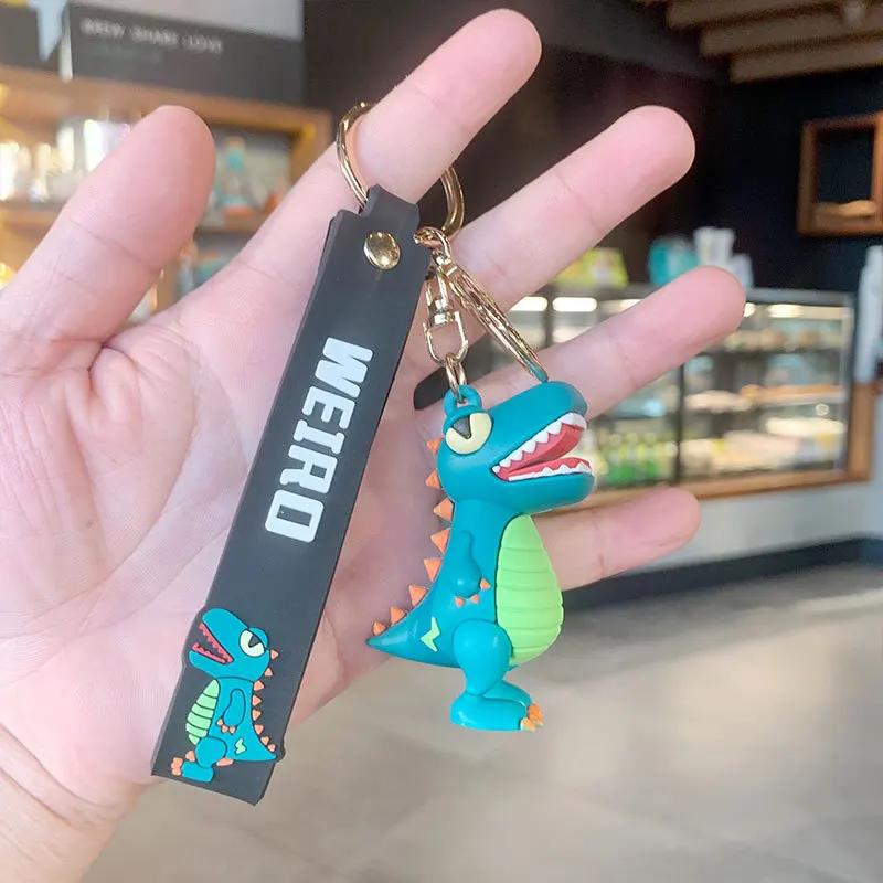 2021 New Cartoon Cute Silicone Dinosaur Key Ring Girl Backpack Key Ring Give a Friend a Key Chain For Christmas
2021 New Cartoon Cute Silicone Dinosaur Key Ring Girl Backpack Key Ring Give a Friend a Key Chain For Christmas