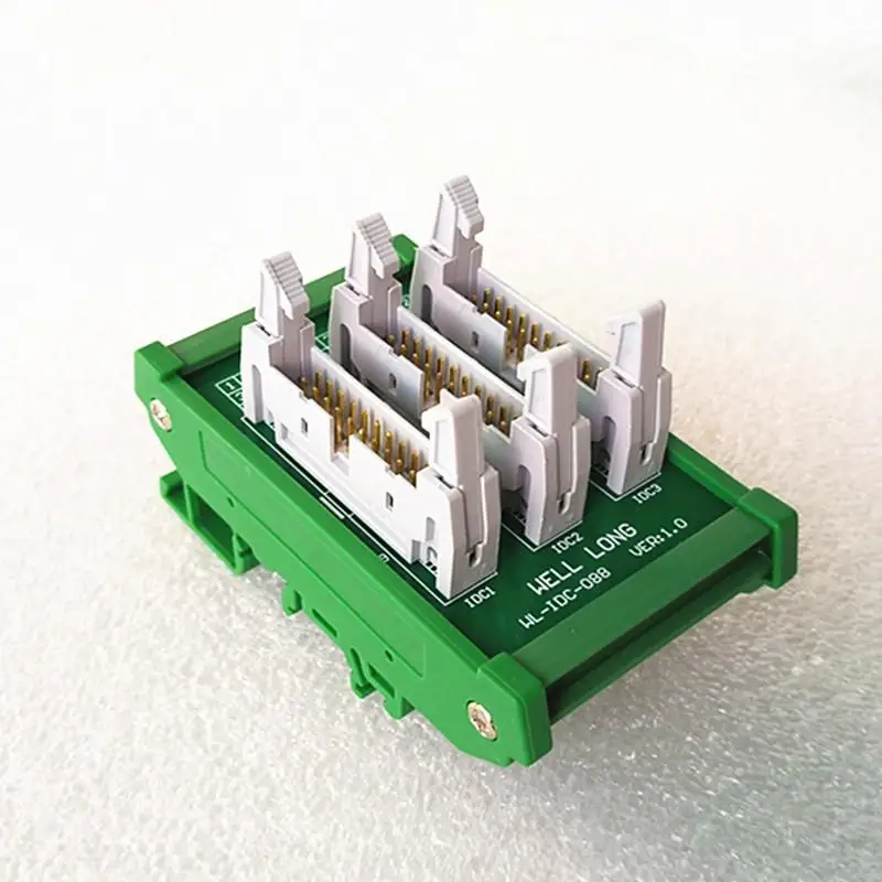 PLC expansion terminal block IDC20 pin expansion terminal block Tandem IDC terminal block. 
PLC expansion terminal block IDC20 pin expansion terminal block Tandem IDC terminal block.