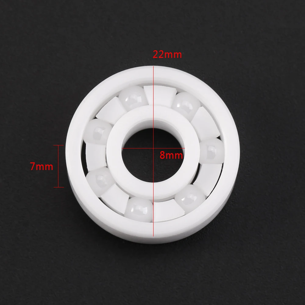 1pc White Color ZrO2 Ceramic Miniature 608 Ball Bearing For Fingertip Toy Spinner 8X22X7mm Finger Gyro Special Bearing
1pc White Color ZrO2 Ceramic Miniature 608 Ball Bearing For Fingertip Toy Spinner 8X22X7mm Finger Gyro Special Bearing