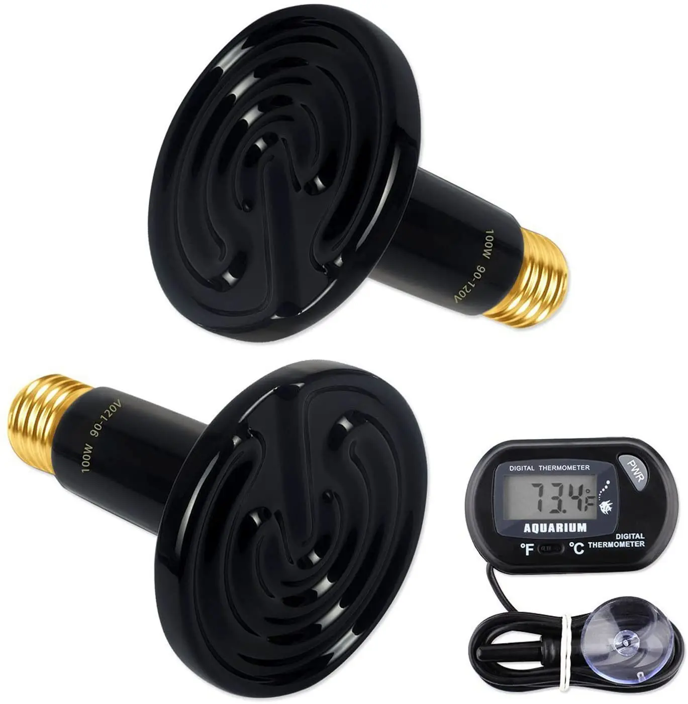 Керамическая ИК-лампа теплового излучателя для рептилий, 2 шт., инфракрасный нагреватель для черепахи с цифровым термометром, нагревательна...
Керамическая ИК-лампа теплового излучателя для рептилий, 2 шт., инфракрасный нагреватель для черепахи с цифровым термометром, нагревательна...