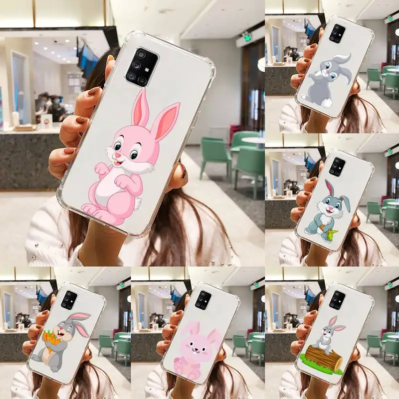 Cute cartoon Rabbit pink heart Phone Case Transparent For Samsung A51 A50 A71 A70 A81 M60S Note S21 S 20 10 9 8 11 E Plus Ultra
Cute cartoon Rabbit pink heart Phone Case Transparent For Samsung A51 A50 A71 A70 A81 M60S Note S21 S 20 10 9 8 11 E Plus Ultra