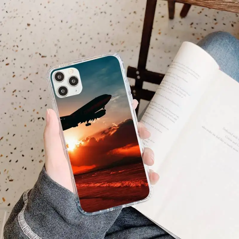 Aircraft Airplane fly travel cloud Phone Case Transparent for iPhone 11 12 mini pro XS MAX 8 7 6 6S Plus X 5S SE 2020 XR
Aircraft Airplane fly travel cloud Phone Case Transparent for iPhone 11 12 mini pro XS MAX 8 7 6 6S Plus X 5S SE 2020 XR