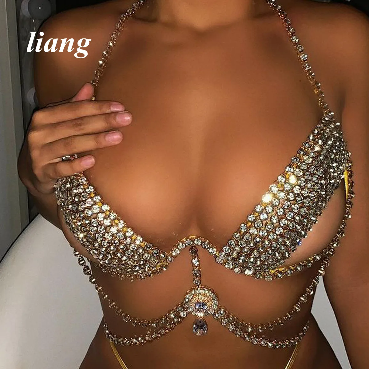 Sexy Body Chain Crystal Bra Chain Chest Chain Chest Chain портупея body jewelry bijoux de corps belly chain портупея женская
Sexy Body Chain Crystal Bra Chain Chest Chain Chest Chain портупея body jewelry bijoux de corps belly chain портупея женская