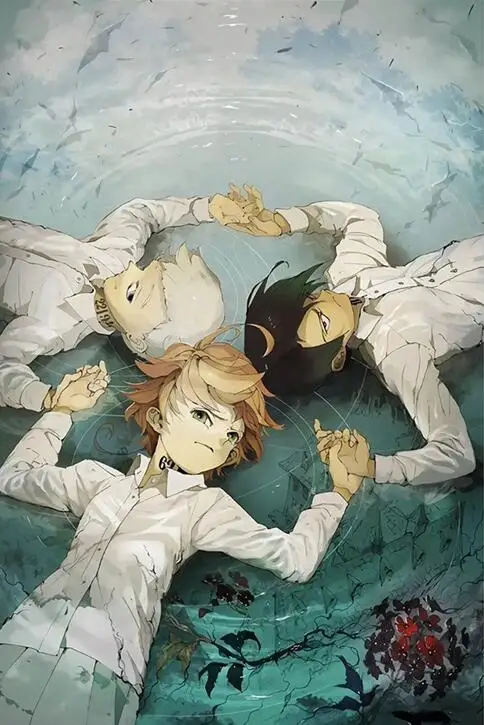Anime The Promised Neverland Yakusoku no Neverland Norman Emma Ray Art print Silk poster Home Wall Decor
Anime The Promised Neverland Yakusoku no Neverland Norman Emma Ray Art print Silk poster Home Wall Decor