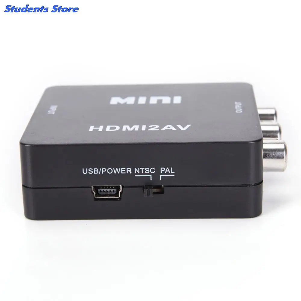 HDMI To RCA AV/CVBS Adapter HD 1080P Mini HDMI2AV Video Converter | Электроника