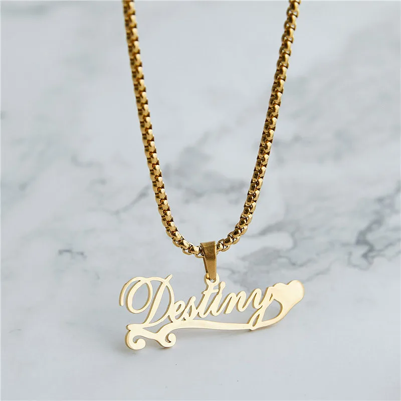 Fashion Personality DIY Alphanumeric Text Necklace Pearl Chain Stainless Steel Pendant Necklace OL Customizable Jewelry
Fashion Personality DIY Alphanumeric Text Necklace Pearl Chain Stainless Steel Pendant Necklace OL Customizable Jewelry