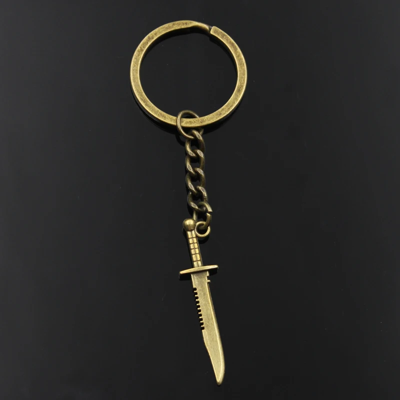 Модный брелок для ключей 30 мм металлический ювелирные изделия античный