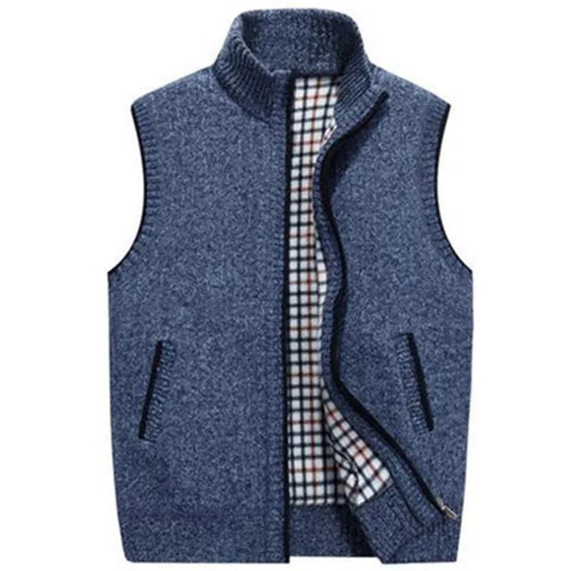 M-3XL Zipper Cardigan Vest Men 2019 Solid Color Knitting Waistcoat Male Casual Cashmere Fleece Warm Sleeveless Jacket RM50023
M-3XL Zipper Cardigan Vest Men 2019 Solid Color Knitting Waistcoat Male Casual Cashmere Fleece Warm Sleeveless Jacket RM50023
