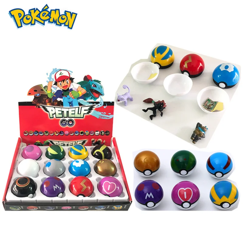 Original Pokemon 12pcs/set Pikachu Action Figure With Box 7CM Pet Elf Ball Model Toy Pokémon Go Monster Poke Balls Figurine Toys
Original Pokemon 12pcs/set Pikachu Action Figure With Box 7CM Pet Elf Ball Model Toy Pokémon Go Monster Poke Balls Figurine Toys