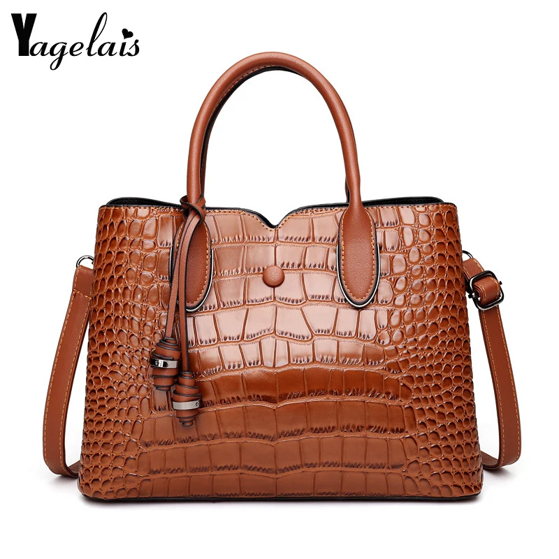 Luxury Handbags Women's Bag Designer Crocodile Patent Leather Handbags Brand Shoulder Bag For Women Trunk Bags
Luxury Handbags Women's Bag Designer Crocodile Patent Leather Handbags Brand Shoulder Bag For Women Trunk Bags
