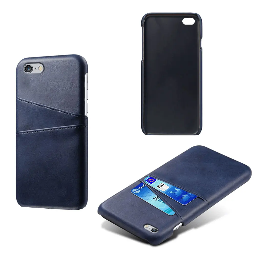 

For iPhone 4 4s 5 5s 5c SE 6 6S 7 8 Plus X XS XR XS MAX 11 Pro MAX Card Slots Holder Phone PU Leather Case For 5 5S SE 4 Cover