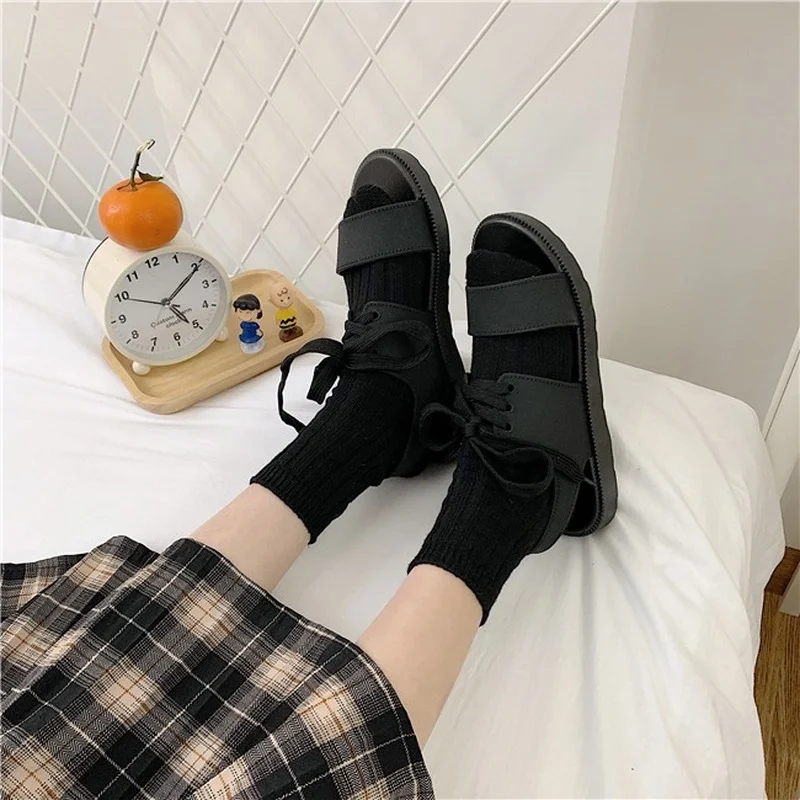Student Chic Roman Shoes Women Summer 2021 New Chic with Flat Korean Version Versatile Sandals Women Women Shoes
Student Chic Roman Shoes Women Summer 2021 New Chic with Flat Korean Version Versatile Sandals Women Women Shoes