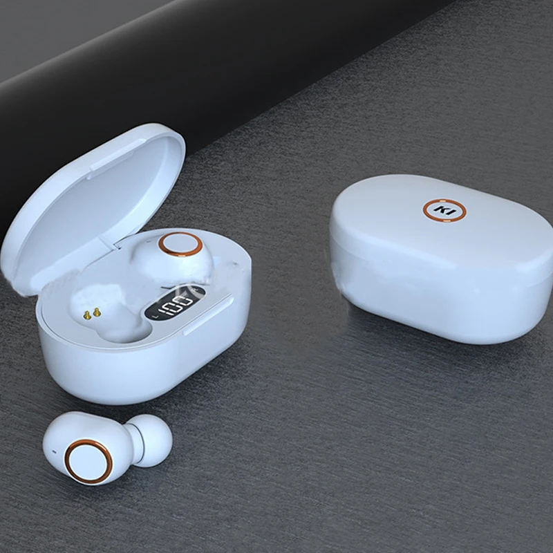 2020 Новая беспроводная Bluetooth гарнитура двусторонние стерео наушники контактный