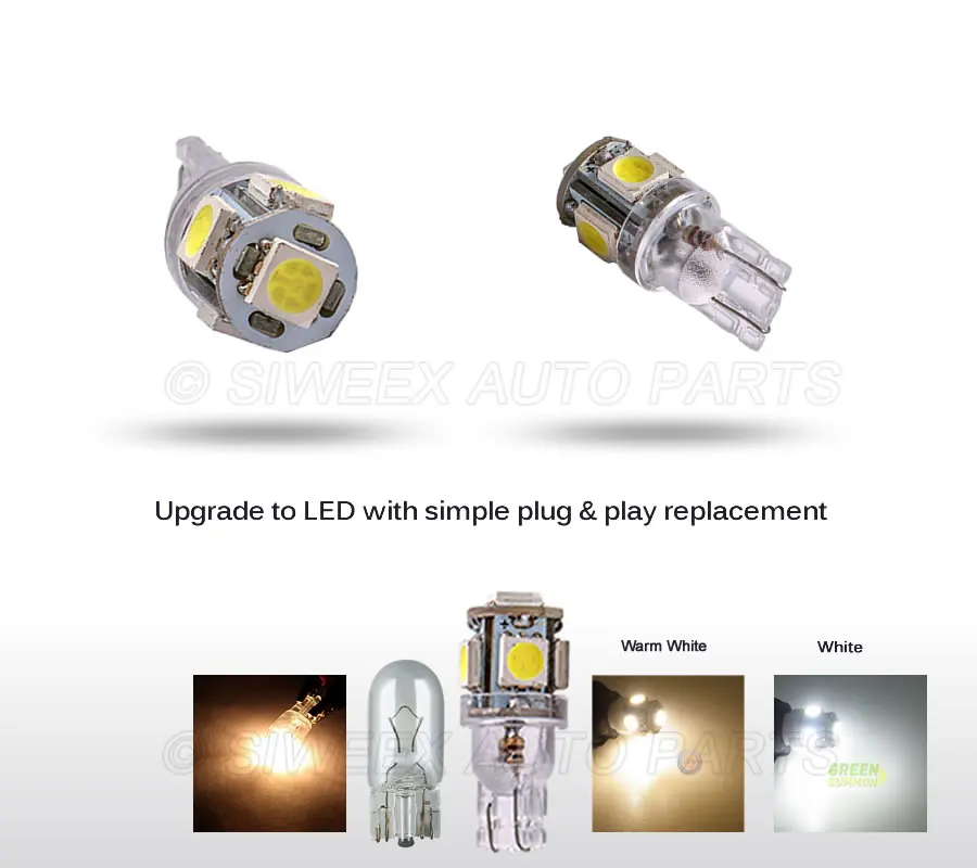 10 Pcs T10 W5W 194 168 Lamp DC 24V 5 SMD 5050 LED MAKER DOME Interior Wedge White Lights Warm White Bulbs For Truck
10 Pcs T10 W5W 194 168 Lamp DC 24V 5 SMD 5050 LED MAKER DOME Interior Wedge White Lights Warm White Bulbs For Truck