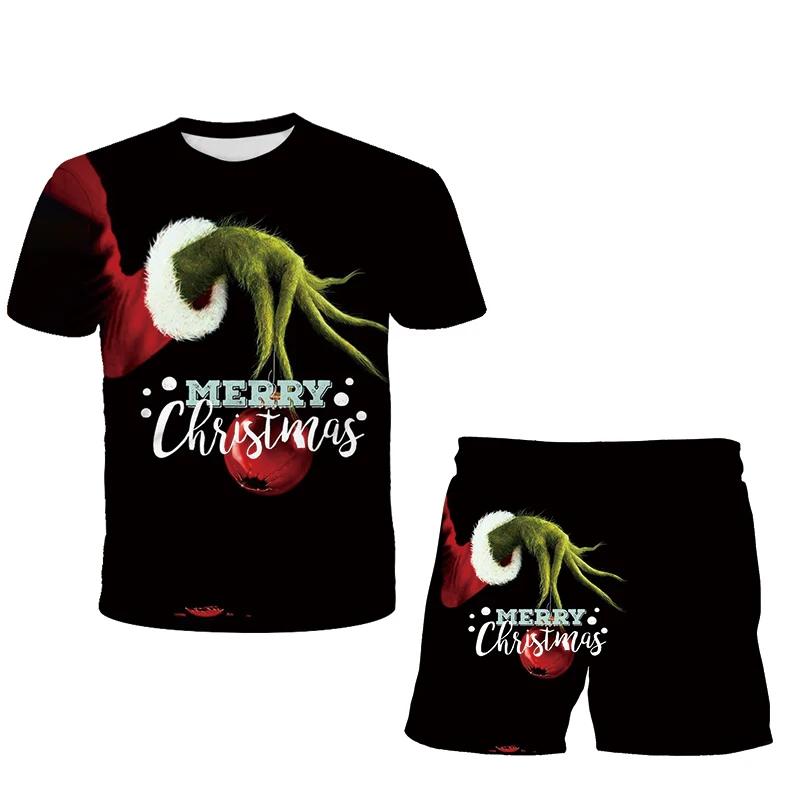 Movie Grinch Kids T-Shirt Boys Sets Top+Shorts 2pcs Sets Sport Suit Fashion Kawaii Animal Pattern Girls Sets Baby Clothes Shorts
Movie Grinch Kids T-Shirt Boys Sets Top+Shorts 2pcs Sets Sport Suit Fashion Kawaii Animal Pattern Girls Sets Baby Clothes Shorts
