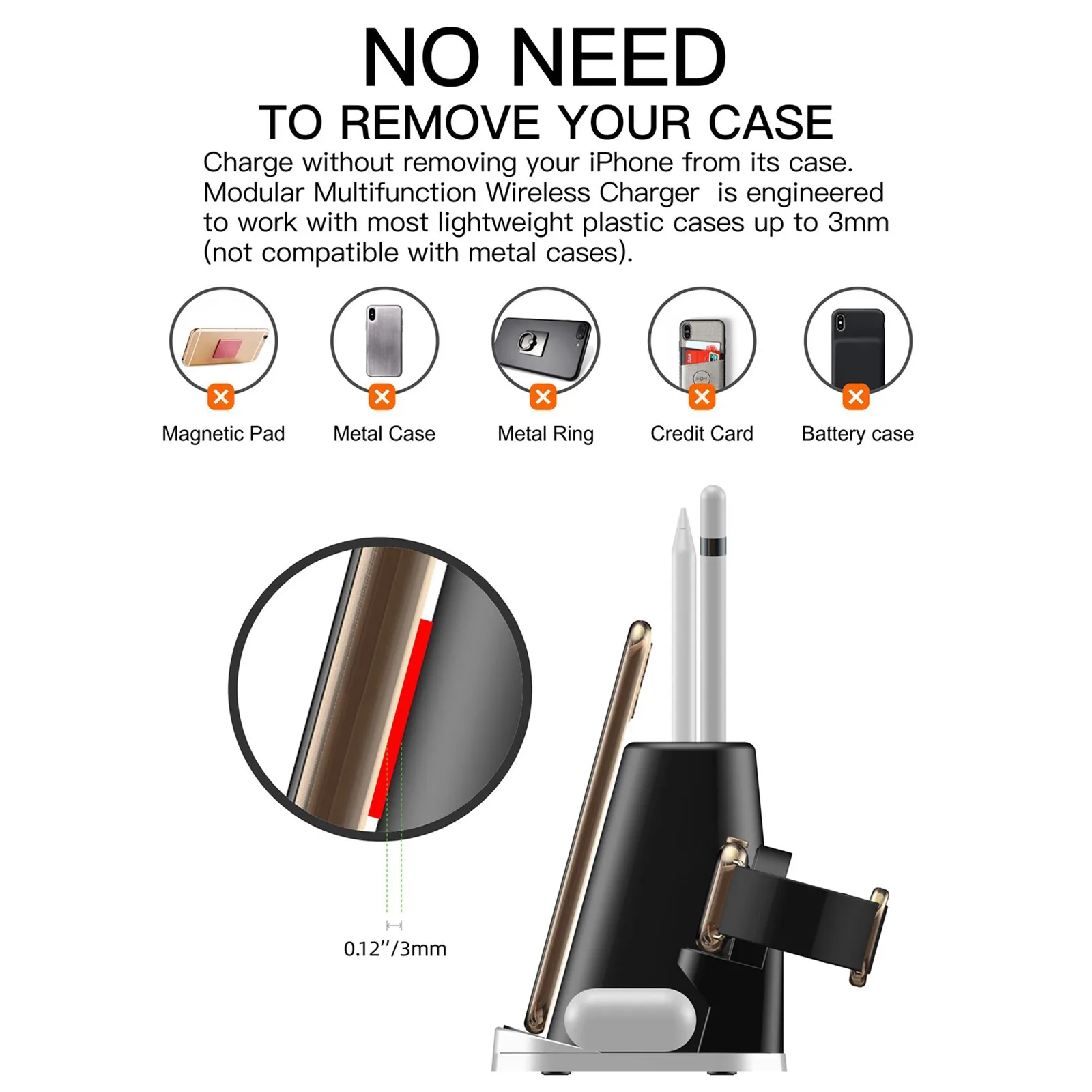 The New P9X Multifunctional 4-In-1 Wireless Charger, Suitable For Iphone12 p9x multifunctional four-in-one wireless charger
The New P9X Multifunctional 4-In-1 Wireless Charger, Suitable For Iphone12 p9x multifunctional four-in-one wireless charger