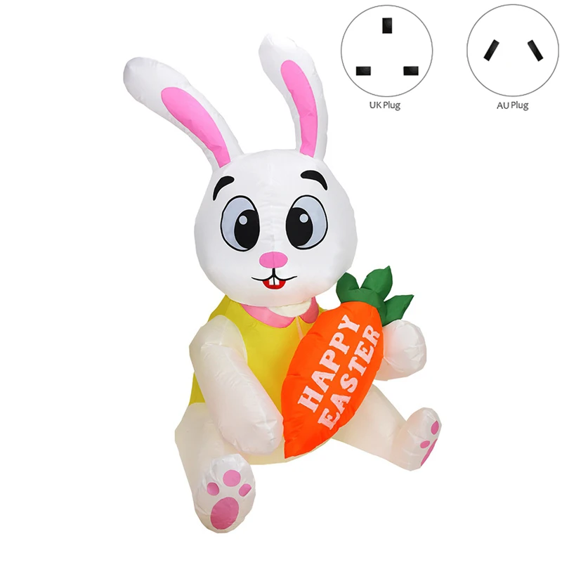 150Cm Inflatable Easter Rabbit Cute Bunny LED Lights Inflatable Outdoor Garden Decorations Rabbit For Easter
150Cm Inflatable Easter Rabbit Cute Bunny LED Lights Inflatable Outdoor Garden Decorations Rabbit For Easter