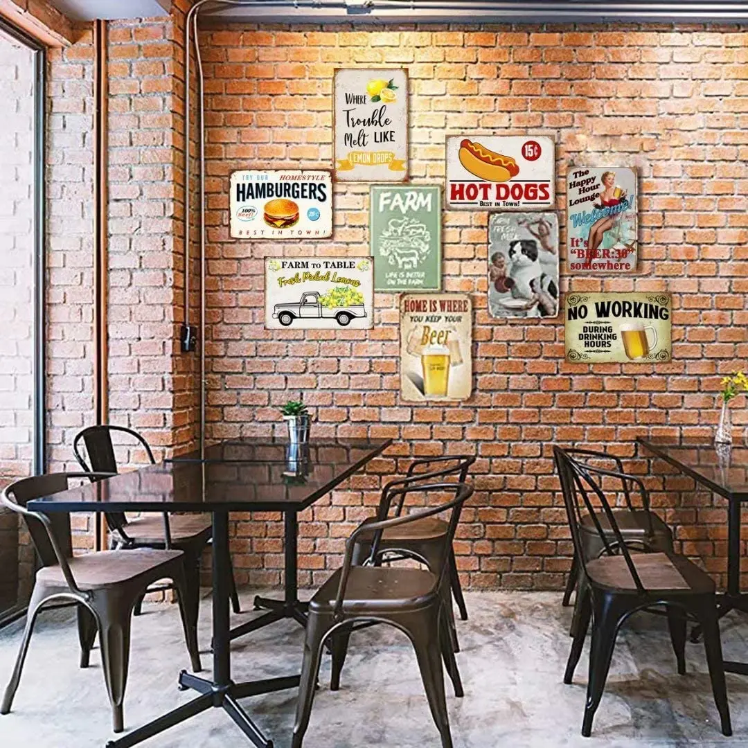 Good Food Wall Decor Travel Metal Tin Sign 8x12 Inch 
Good Food Wall Decor Travel Metal Tin Sign 8x12 Inch