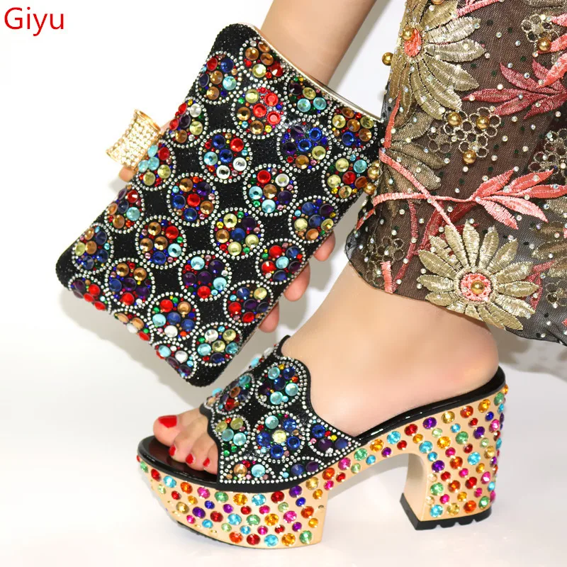 doershow nice Shoes and Bag Set African Sets 2019black Color Italian Shoe Bag Set Decorated with Rhinestone High Quality! SWQ1-7
doershow nice Shoes and Bag Set African Sets 2019black Color Italian Shoe Bag Set Decorated with Rhinestone High Quality! SWQ1-7