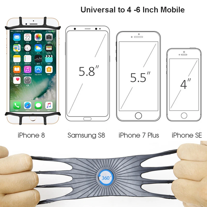Universal Motocycle Bicycle Mobile Phone holder for iPhone Samsung Xiaomi Huawei Cell Phone Mobile Bike Handlebar Bracket Holder
Universal Motocycle Bicycle Mobile Phone holder for iPhone Samsung Xiaomi Huawei Cell Phone Mobile Bike Handlebar Bracket Holder