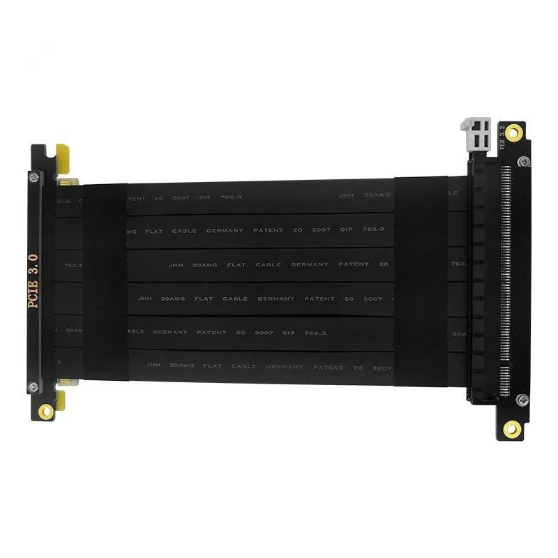 Full Speed 3.0 PCIE X16 Riser Cable Graphics Card Extension Cable PCI Express Riser Shielded Extender
Full Speed 3.0 PCIE X16 Riser Cable Graphics Card Extension Cable PCI Express Riser Shielded Extender