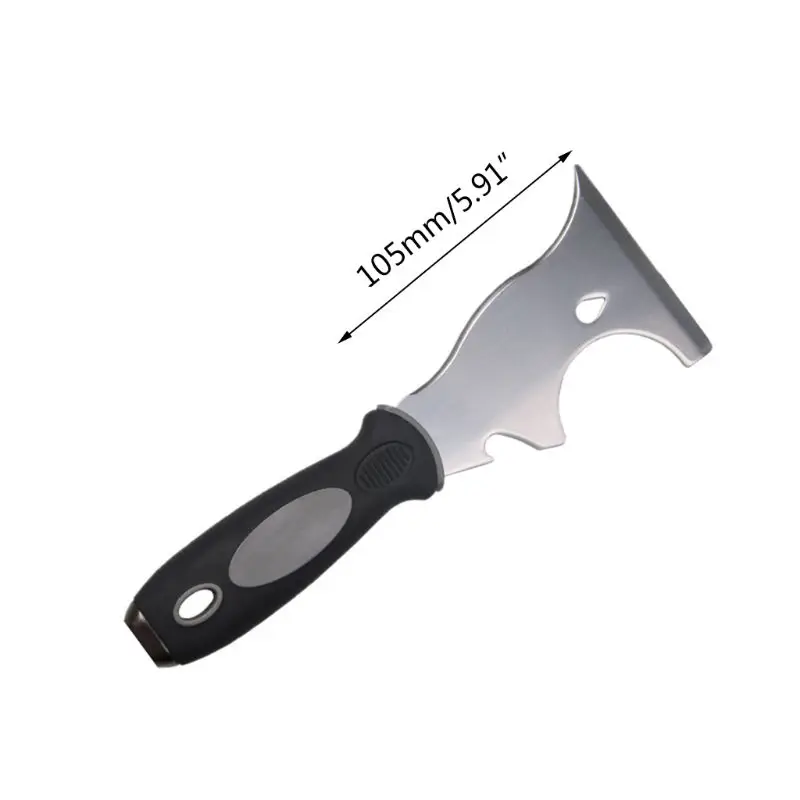 Stainless Steel Paint Putty Scraper 7in1 Tool Paint Can Opener Wallpaper Scraper 
Stainless Steel Paint Putty Scraper 7in1 Tool Paint Can Opener Wallpaper Scraper