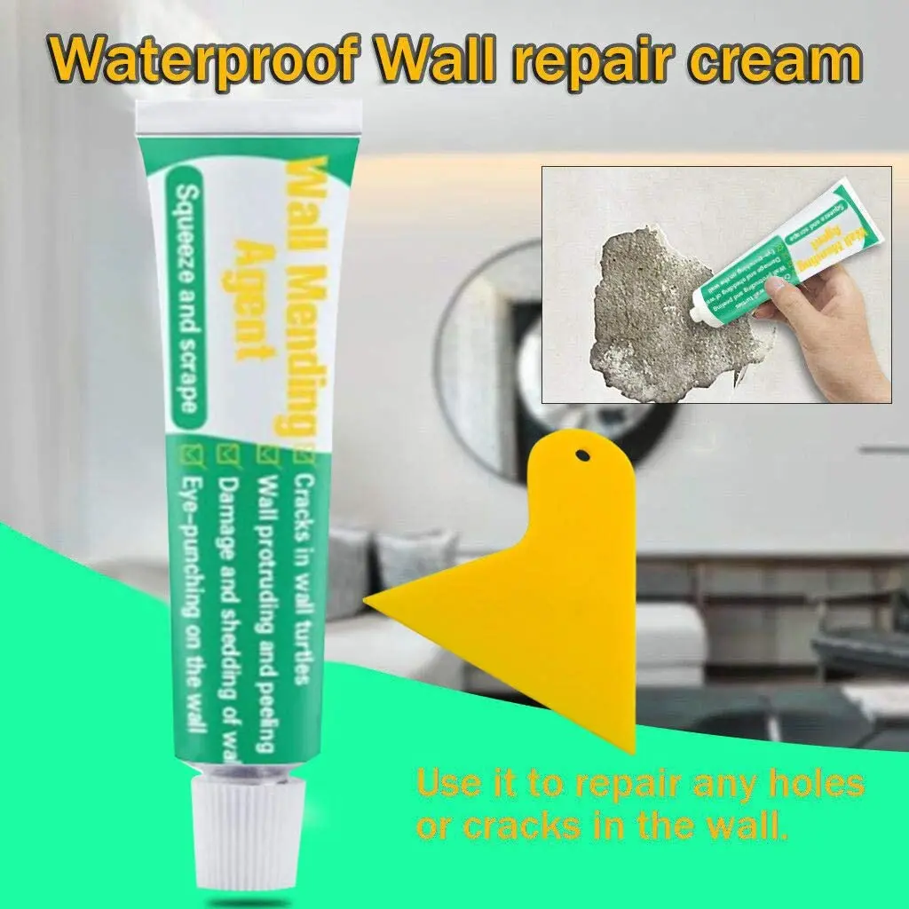 20G Wall Mending Agent Household Wall Repair Cream With Scraper Wall Crack Nail Repair Agent Graffiti Peeling Gap Repair Paste
20G Wall Mending Agent Household Wall Repair Cream With Scraper Wall Crack Nail Repair Agent Graffiti Peeling Gap Repair Paste
