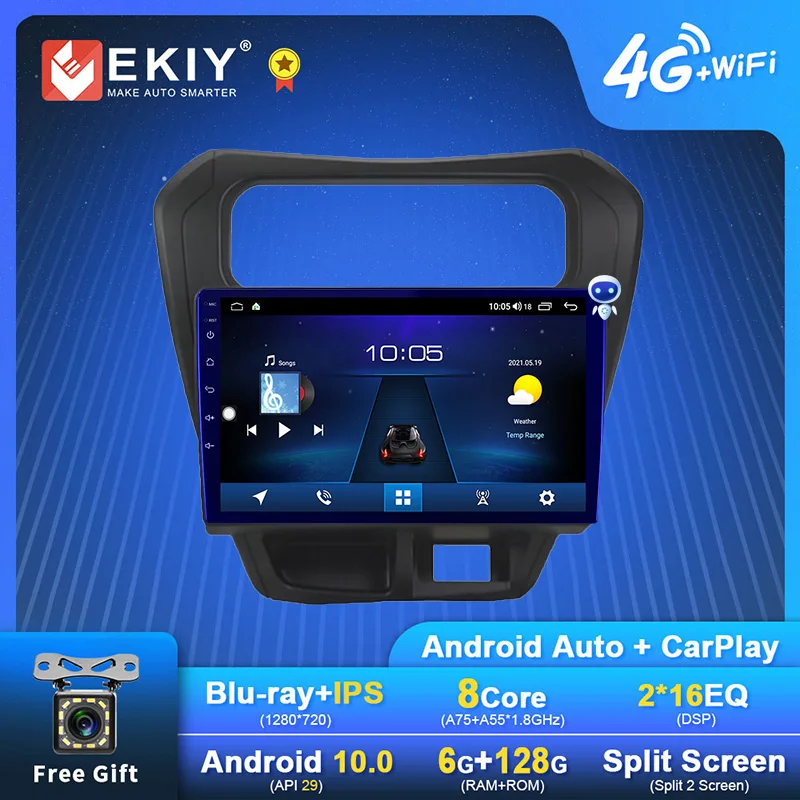 EKIY Android 10 автомобильный радиоприемник для SUZUKI Maruti Alto 800 2015 + навигация GPS 1280*720 IPS DSP Carplay мультимедийный плеер Авто Стерео
EKIY Android 10 автомобильный радиоприемник для SUZUKI Maruti Alto 800 2015 + навигация GPS 1280*720 IPS DSP Carplay мультимедийный плеер Авто Стерео