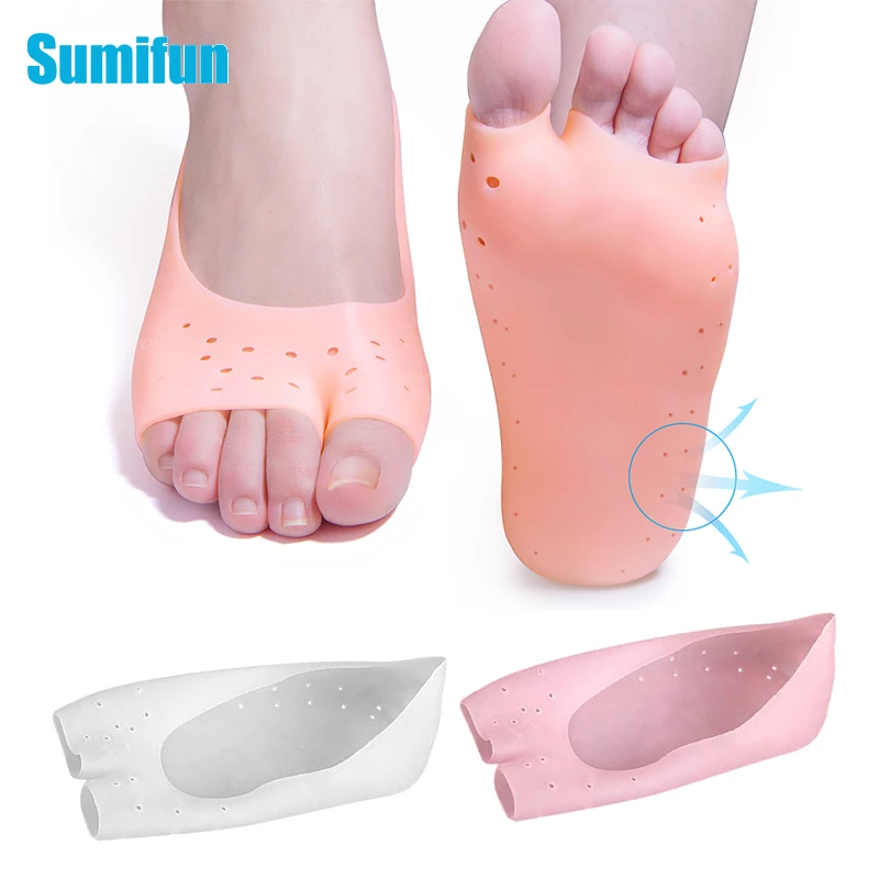 2pcs Silicone Gel Moisturizing Socks Protector Cover Relieve Dry Cracked Peeling Heels Shoes Insole Pad Pedicure Foot Care Tool
2pcs Silicone Gel Moisturizing Socks Protector Cover Relieve Dry Cracked Peeling Heels Shoes Insole Pad Pedicure Foot Care Tool