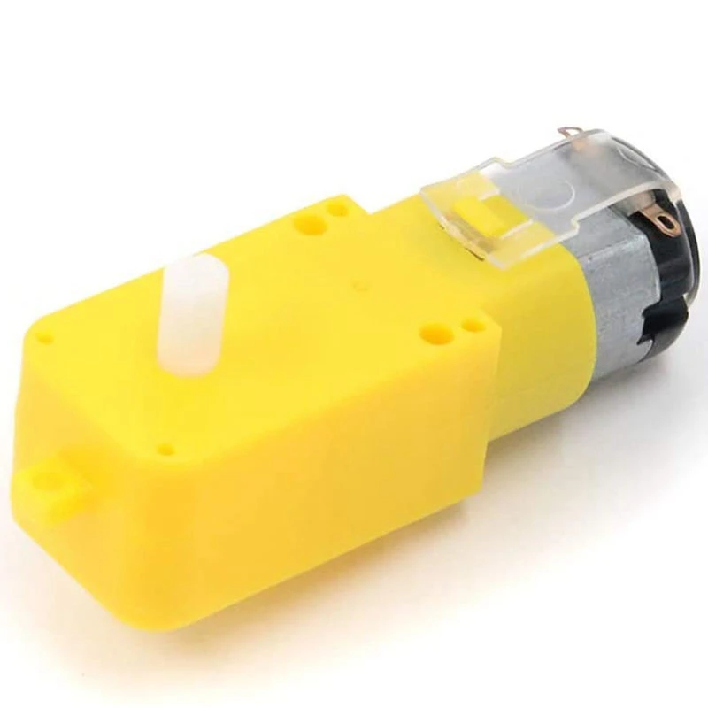 Gear Motor Dual Shaft 3-6V TT Motor for Smart Car Robot Pack of 6 (I Shape)
Gear Motor Dual Shaft 3-6V TT Motor for Smart Car Robot Pack of 6 (I Shape)