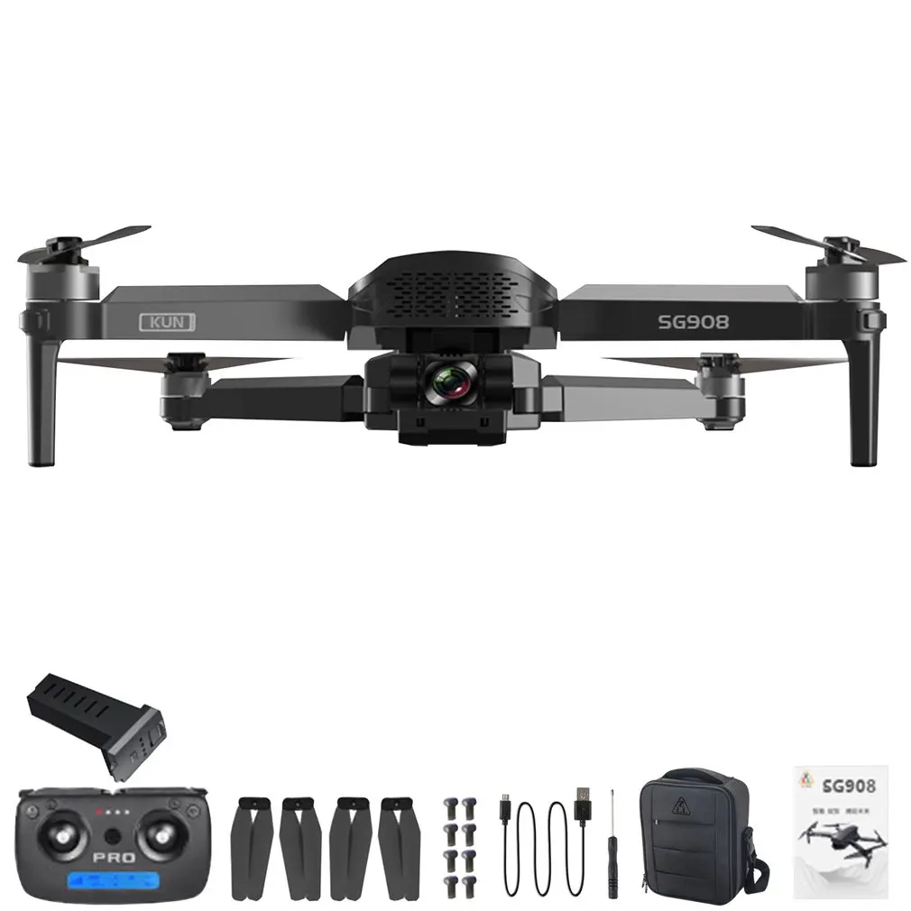 SG908 3 Axis Gimbal Drone With 4K Camera High Definition 5G GPS WIFI FPV Brushless Motor Professional RC Quadcopter
SG908 3 Axis Gimbal Drone With 4K Camera High Definition 5G GPS WIFI FPV Brushless Motor Professional RC Quadcopter