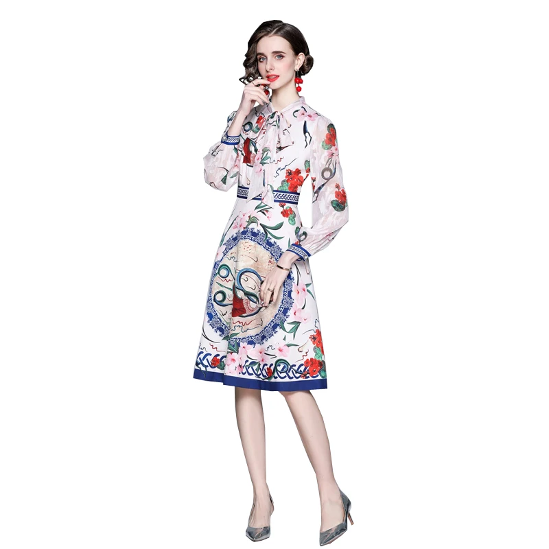 2021 Newest Fashion Designer Dress Spring Women Beach Dress Bow Collar Long Sleeve Indie Folk Floral-Print Elegant Party Dresses
2021 Newest Fashion Designer Dress Spring Women Beach Dress Bow Collar Long Sleeve Indie Folk Floral-Print Elegant Party Dresses