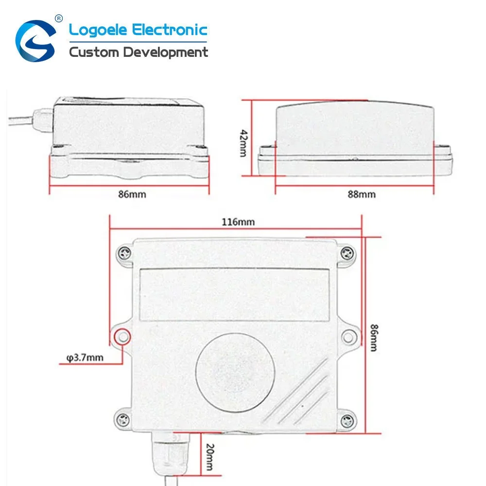 RS485 digital output temperature humidity sensor 30% O2 oxygen gas detector 
RS485 digital output temperature humidity sensor 30% O2 oxygen gas detector