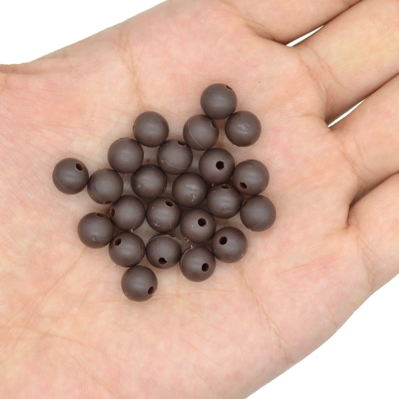 Carp Fishing Beads 100pcs/lot Diameter 6mm Soft Rubber Carp Fishing Rig Beads Black Brown Green Carp Fishing Accessories
Carp Fishing Beads 100pcs/lot Diameter 6mm Soft Rubber Carp Fishing Rig Beads Black Brown Green Carp Fishing Accessories