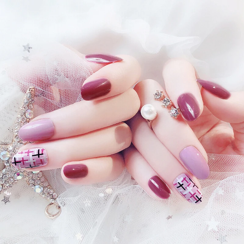 24 шт./компл. однотонные искусственные ногти телесного цвета с полным покрытием накладные ногти для салона красоты 
24 шт./компл. однотонные искусственные ногти телесного цвета с полным покрытием накладные ногти для салона красоты