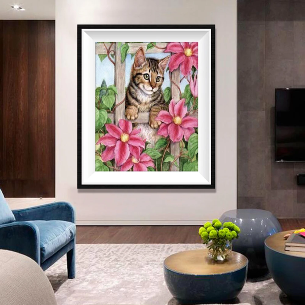 Алмазная 5d мозаика «сделай сам» с круглыми стразами, вышивка крестиком с кошкой и цветком, мозаика с животными, домашний декор, рождественск...
Алмазная 5d мозаика «сделай сам» с круглыми стразами, вышивка крестиком с кошкой и цветком, мозаика с животными, домашний декор, рождественск...