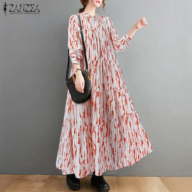 Женский Повседневный сарафан в богемном стиле с длинным рукавом, в полоску
Женский Повседневный сарафан в богемном стиле с длинным рукавом, в полоску