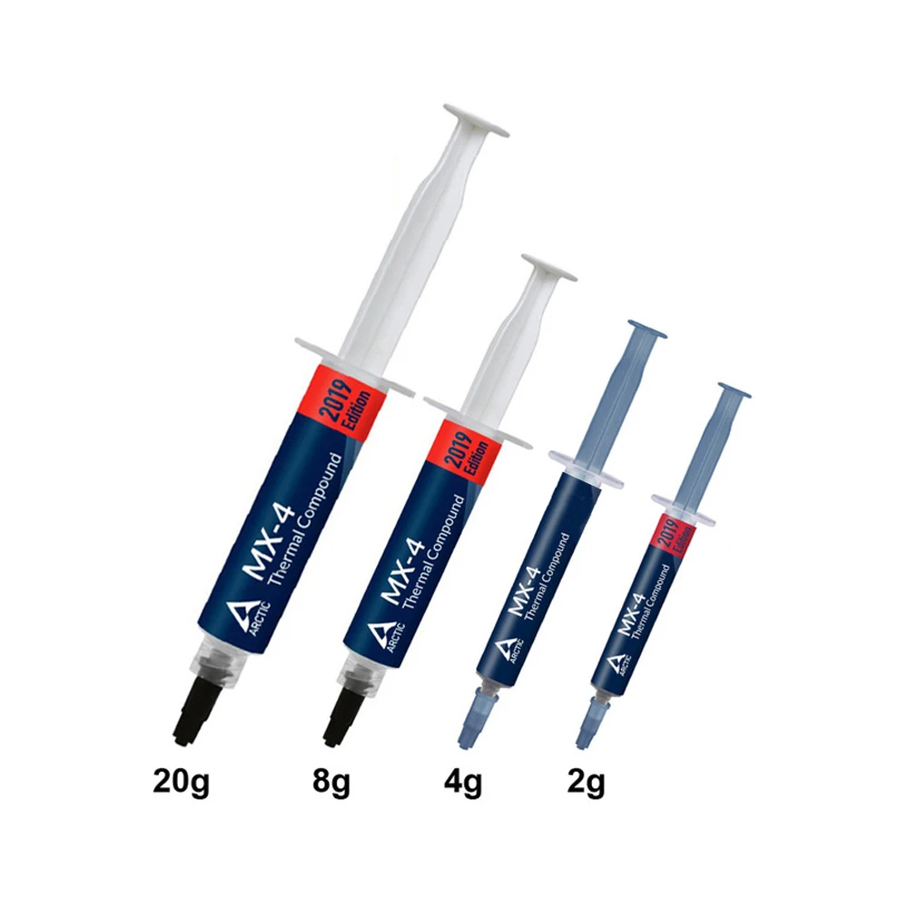 Термопаста для процессора ARCTIC MX-4, паста для охлаждения ЦП, 2 г, 4 г, 8 г, 20 г
Термопаста для процессора ARCTIC MX-4, паста для охлаждения ЦП, 2 г, 4 г, 8 г, 20 г