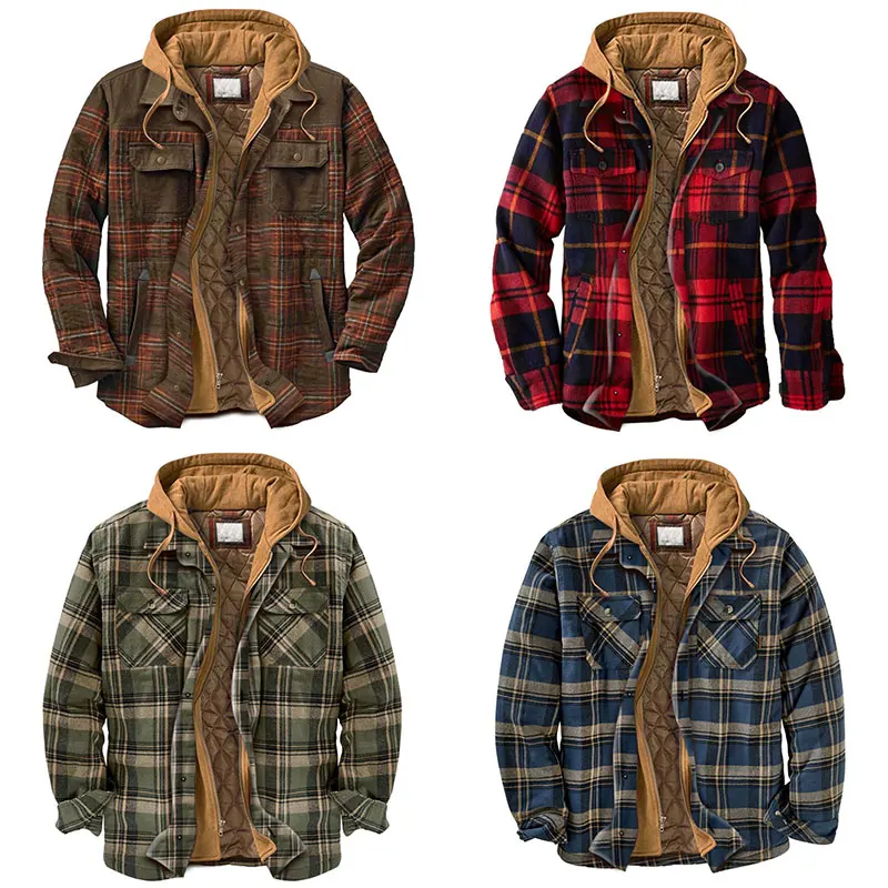 Красная мужская куртка в стиле ретро парки в клетку с капюшоном куртка рубашка с капюшоном Стеганое пальто зимнее теплое клетчатое пальто ...
Красная мужская куртка в стиле ретро парки в клетку с капюшоном куртка рубашка с капюшоном Стеганое пальто зимнее теплое клетчатое пальто ...