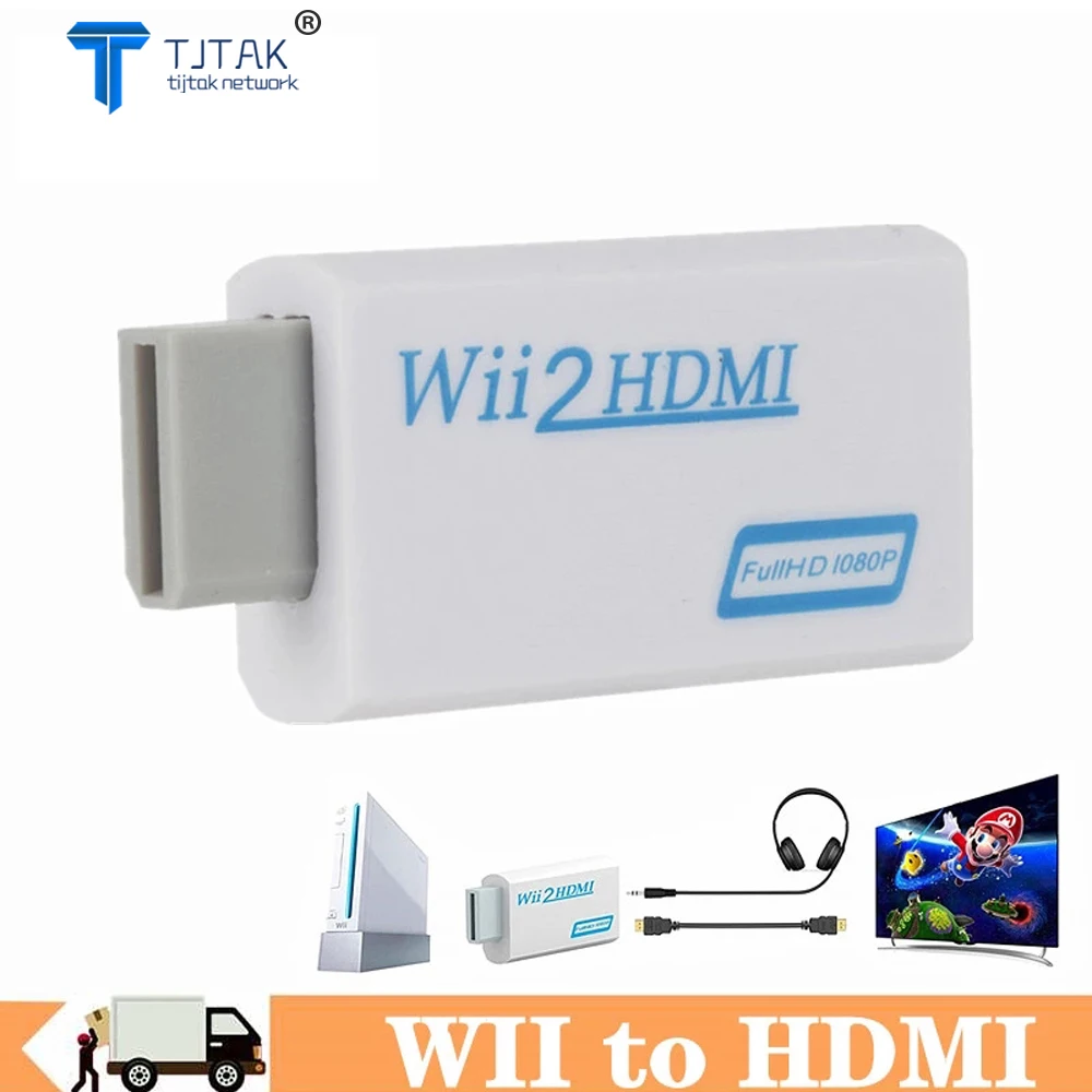 WII to HDMI Converter Full HD 1080P WII to HDMI Wii 2 HDMI Converter 3.5mm Audio for PC HDTV Monitor Display Wii To HDMI Adapter
WII to HDMI Converter Full HD 1080P WII to HDMI Wii 2 HDMI Converter 3.5mm Audio for PC HDTV Monitor Display Wii To HDMI Adapter