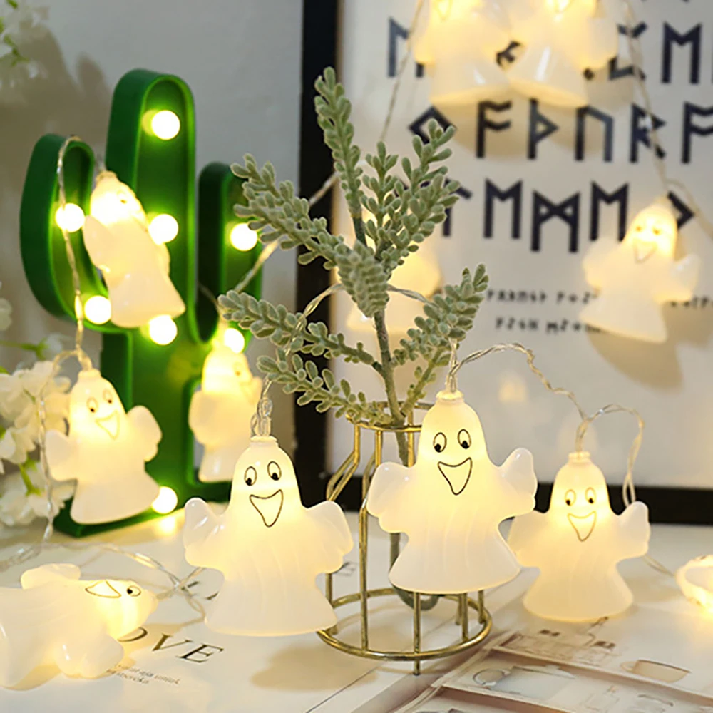 1.5/3/6m 10/20/40LED Halloween Ghost String Lights Decorative Garland Outdoor Indoor Decoration Battery Powered
1.5/3/6m 10/20/40LED Halloween Ghost String Lights Decorative Garland Outdoor Indoor Decoration Battery Powered