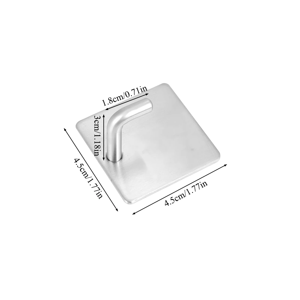 4 pcs /set Stainless Steel Self Adhesive Towel Wall Hanger Clothes Rack Handbag Holder for Kitchen Bathroom Door Accessories
4 pcs /set Stainless Steel Self Adhesive Towel Wall Hanger Clothes Rack Handbag Holder for Kitchen Bathroom Door Accessories