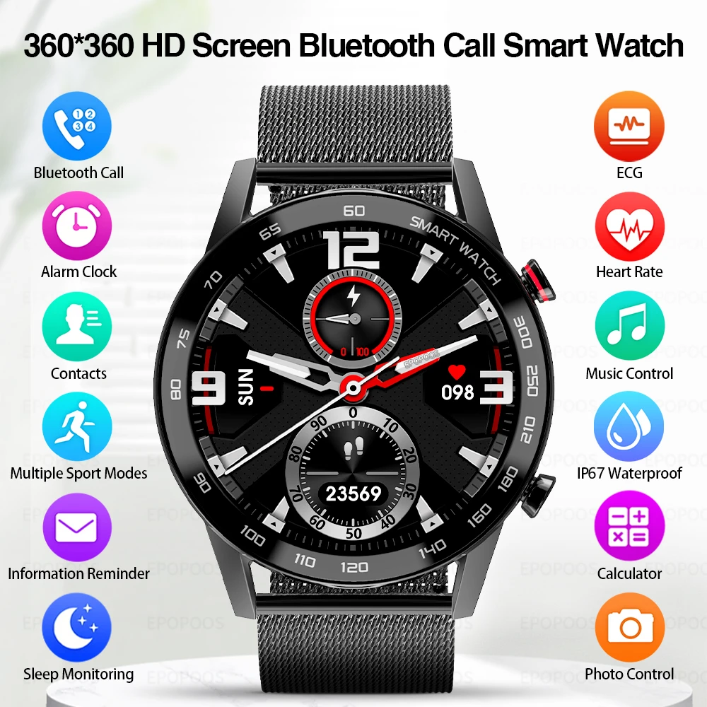 bluetooth call 360x360 high resolution HD smart watch Custom Dial Full Touch smartwatch Stopwatch for men Android IOS
bluetooth call 360x360 high resolution HD smart watch Custom Dial Full Touch smartwatch Stopwatch for men Android IOS