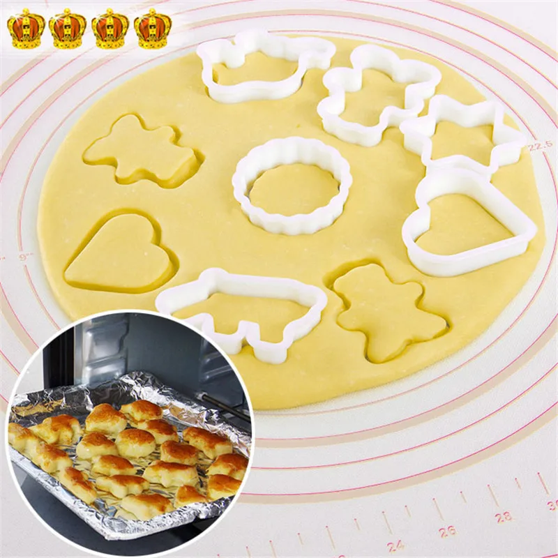 6PCS Plastic Cookie Sugar Crafts Mold Cartoon Animal Cake Moulds Pineapple Biscuit Cutters Cake Kitchen Baking Mould 
6PCS Plastic Cookie Sugar Crafts Mold Cartoon Animal Cake Moulds Pineapple Biscuit Cutters Cake Kitchen Baking Mould