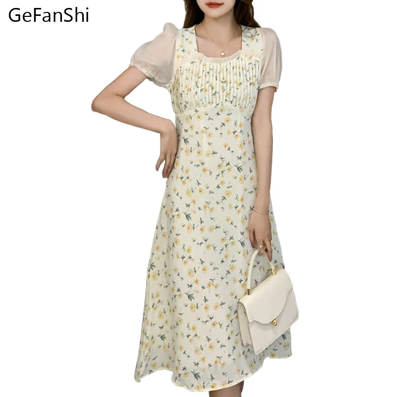 2021 New Summer Women Dresses Casual Chiffon Short Sleeve Print Floral Dress Fashion Slim Elegant Office Lady Dress
2021 New Summer Women Dresses Casual Chiffon Short Sleeve Print Floral Dress Fashion Slim Elegant Office Lady Dress