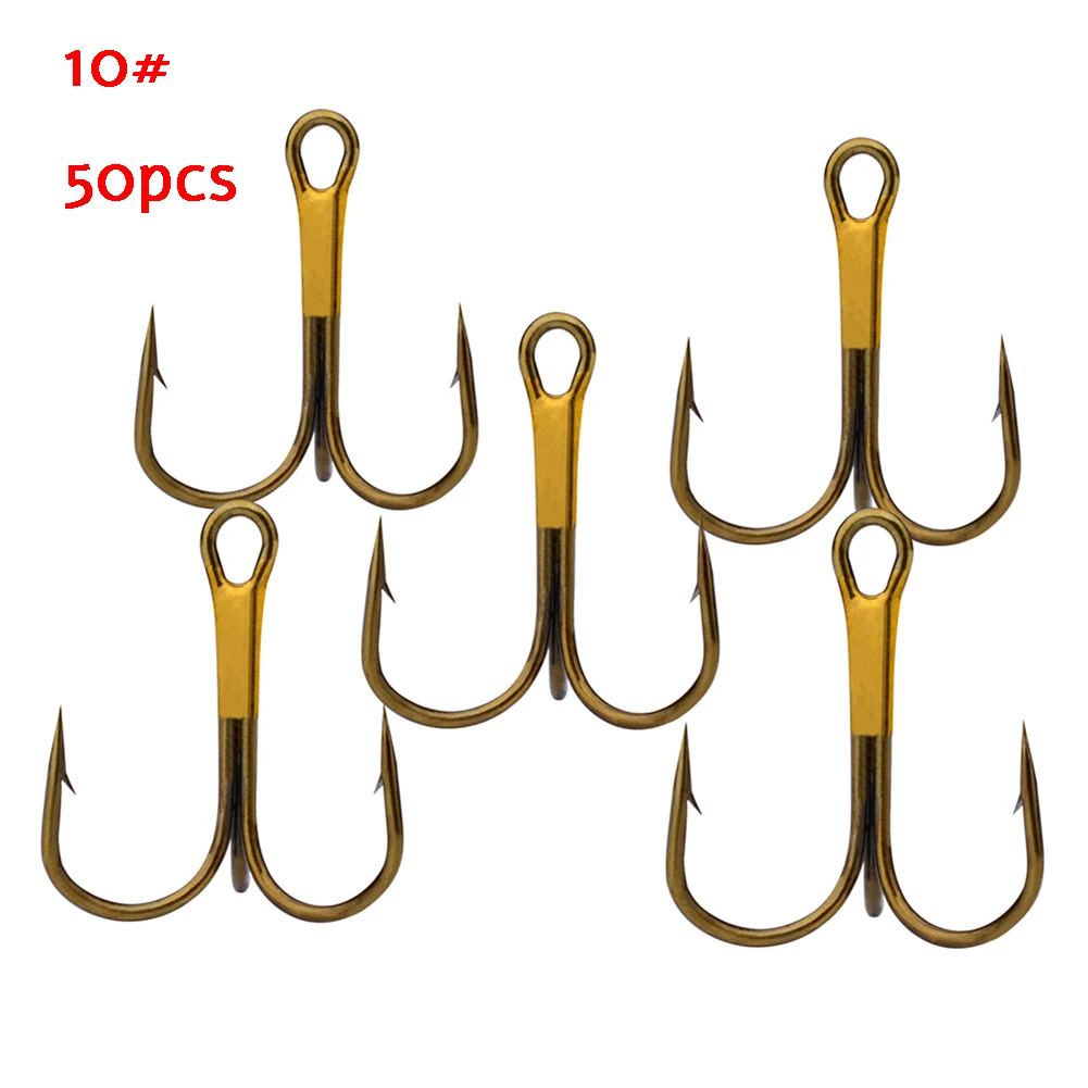 50pcs/Pack Stainless Steel Fishing Treble Hook Black Sharp Triple Hooks Dedicated Fish Hook Tying Hair Hook
50pcs/Pack Stainless Steel Fishing Treble Hook Black Sharp Triple Hooks Dedicated Fish Hook Tying Hair Hook