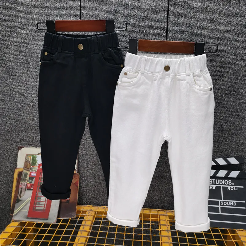 Spring Autumn Solid Color Kids Jeans for A Boys Trousers Casual Elastic Waist Long Pants 2-7T Children's Pantalones
Spring Autumn Solid Color Kids Jeans for A Boys Trousers Casual Elastic Waist Long Pants 2-7T Children's Pantalones