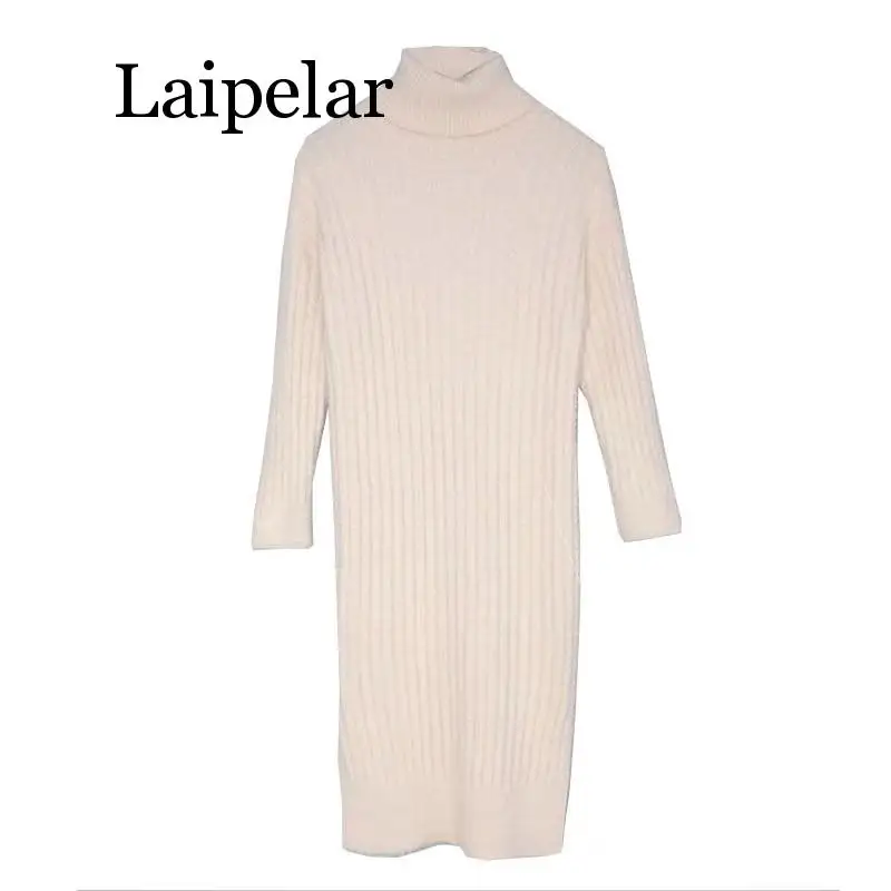 Autumn Winter Women Fashion Turtleneck Sweater Dress Long Sleeve Soft Mink Cashmere Knitted Dress Retro Split Thick Warm Dress
Autumn Winter Women Fashion Turtleneck Sweater Dress Long Sleeve Soft Mink Cashmere Knitted Dress Retro Split Thick Warm Dress