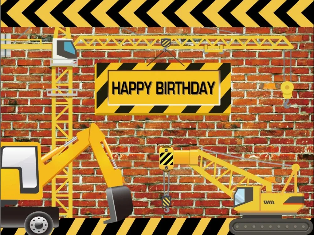 7x5FT Under Construction Bulldozer Frame Happy Birthday Baby Shower Custom Photo Background Studio Backdrop Vinyl 220cm x 150cm
7x5FT Under Construction Bulldozer Frame Happy Birthday Baby Shower Custom Photo Background Studio Backdrop Vinyl 220cm x 150cm