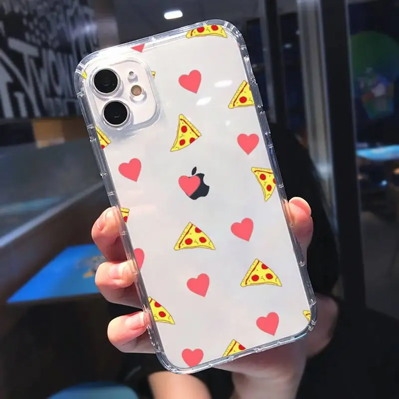 Cute cartoon hamburger fries pizza Phone Case Transparent for Clear iPhone 11 12 8 7 6 6S Plus X 5S SE 2020 XR mini pro XS MAX
Cute cartoon hamburger fries pizza Phone Case Transparent for Clear iPhone 11 12 8 7 6 6S Plus X 5S SE 2020 XR mini pro XS MAX
